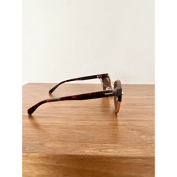 NWT Polaroid Full Rim Cat Eye Sunglasses Brown Unisex PLD 6038/S/X - Picture 8 of 8